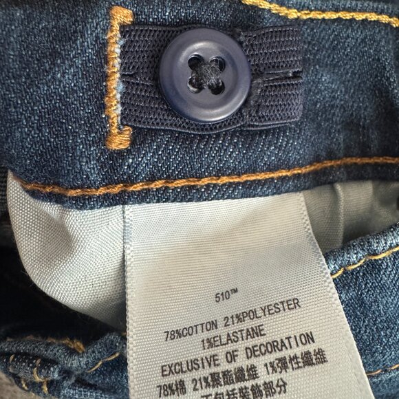 Levi's 510 Skinny Jeans Girl's Size 12R - Picture 5 of 9